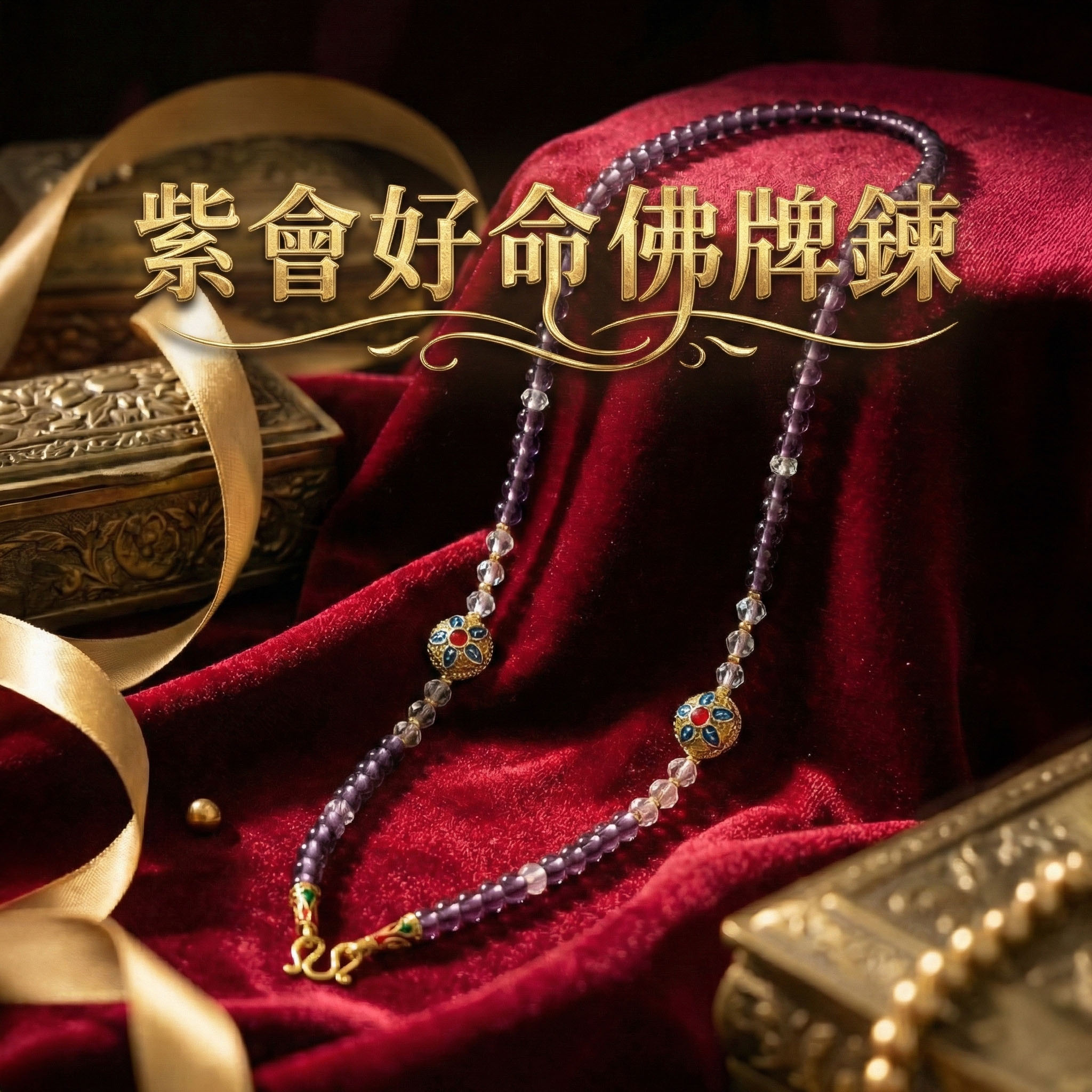 開運NOW-紫會好命佛牌鍊