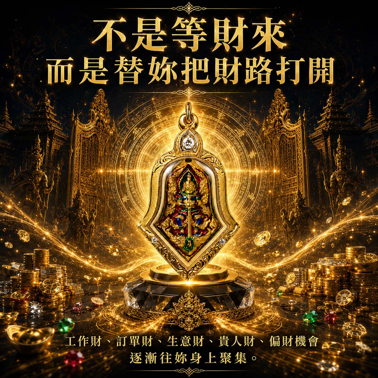 開運NOW-雄兵納富・吸金鬼王佛牌
