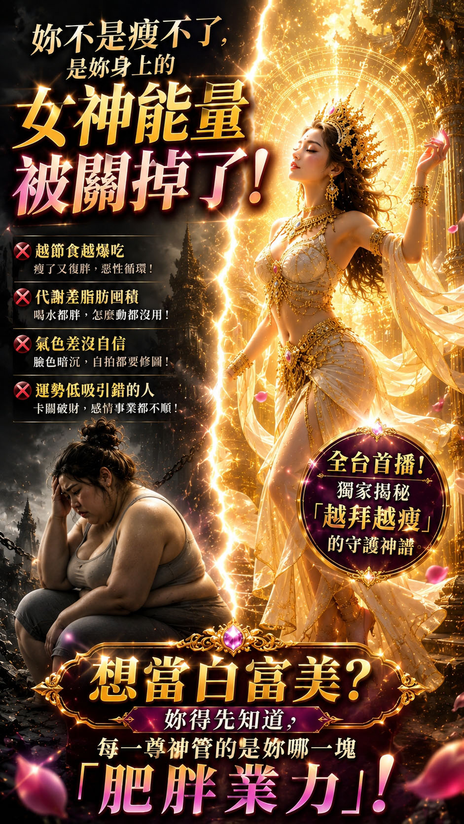 開運NOW-【七大神力終極女神】布南瘦女神佛牌 產品說明