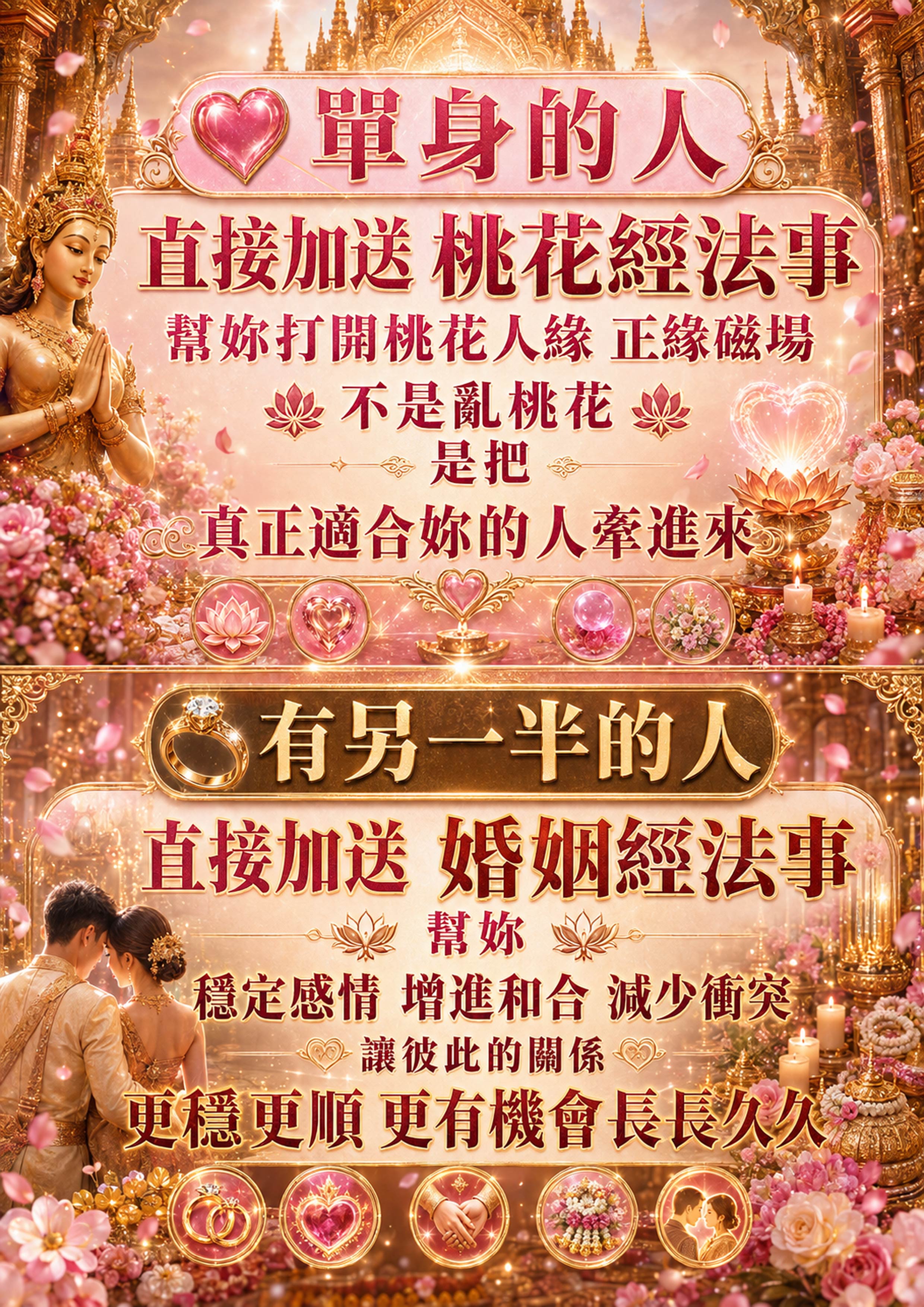 泰幸福-【愛神聖誕】幸福愛情重生日法會VIP 產品說明