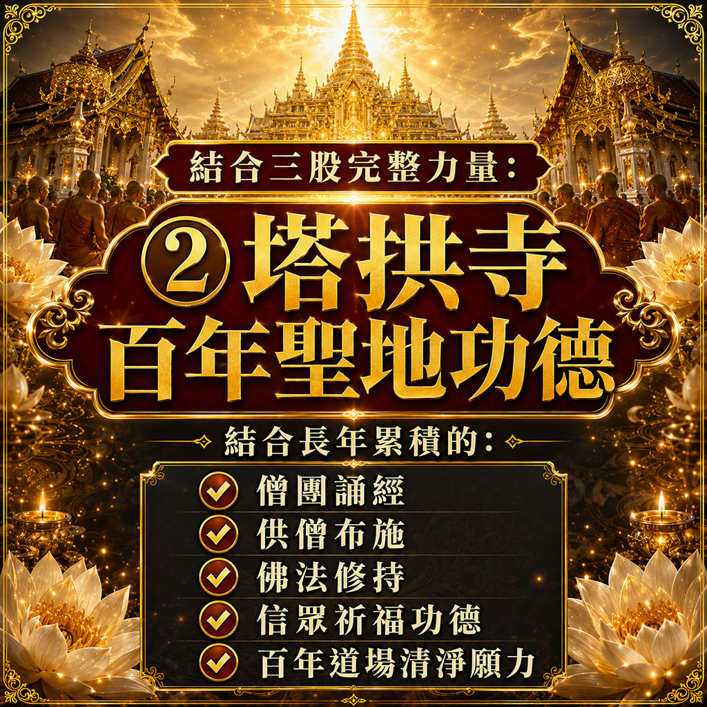 泰幸福-【塔拱寺百年】清情債．轉善緣大法會