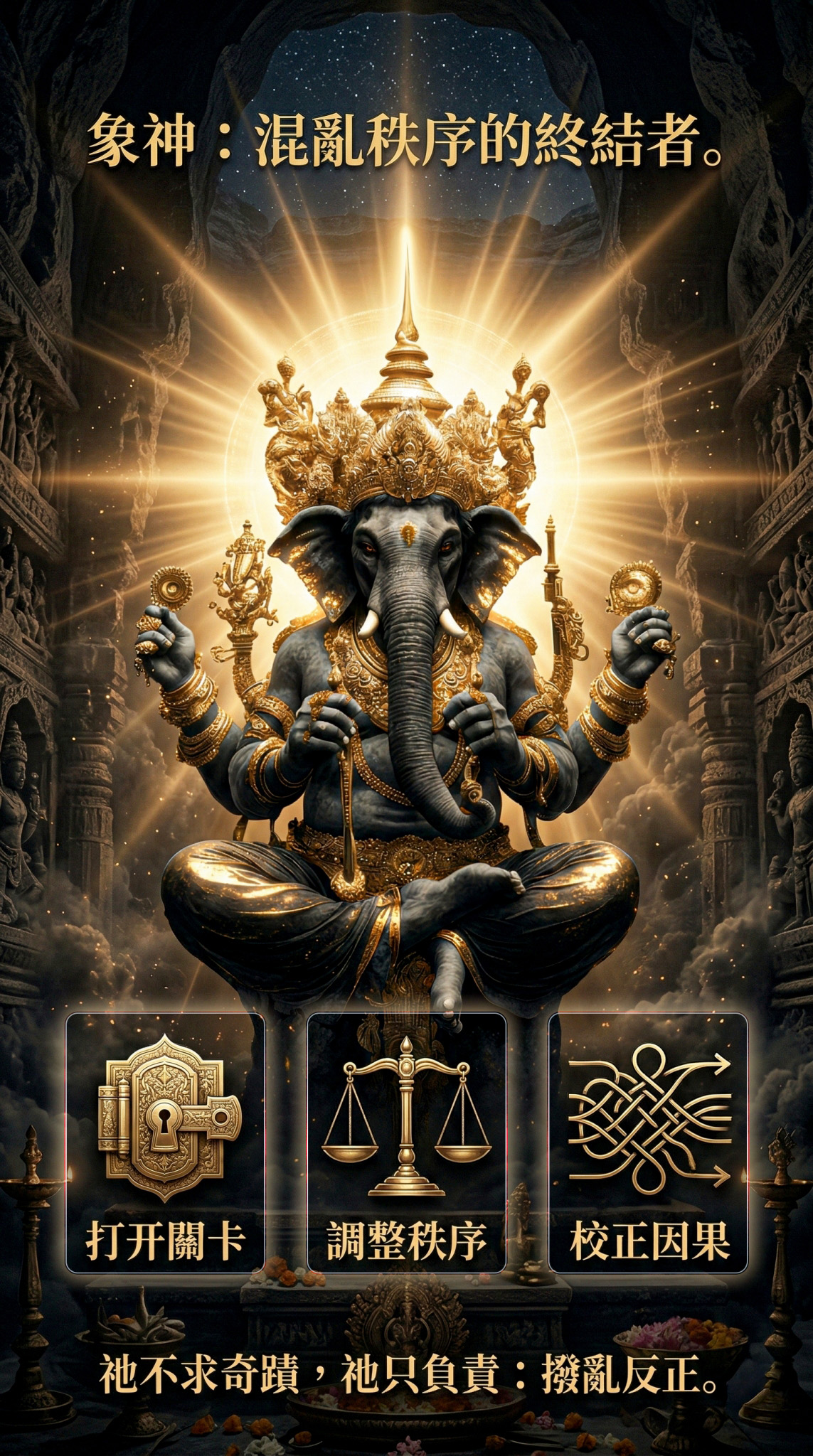 大辣天后宮-【金榜翻身】象神偷運王牌送紫象錢看富貴象神蠟燭 產品說明