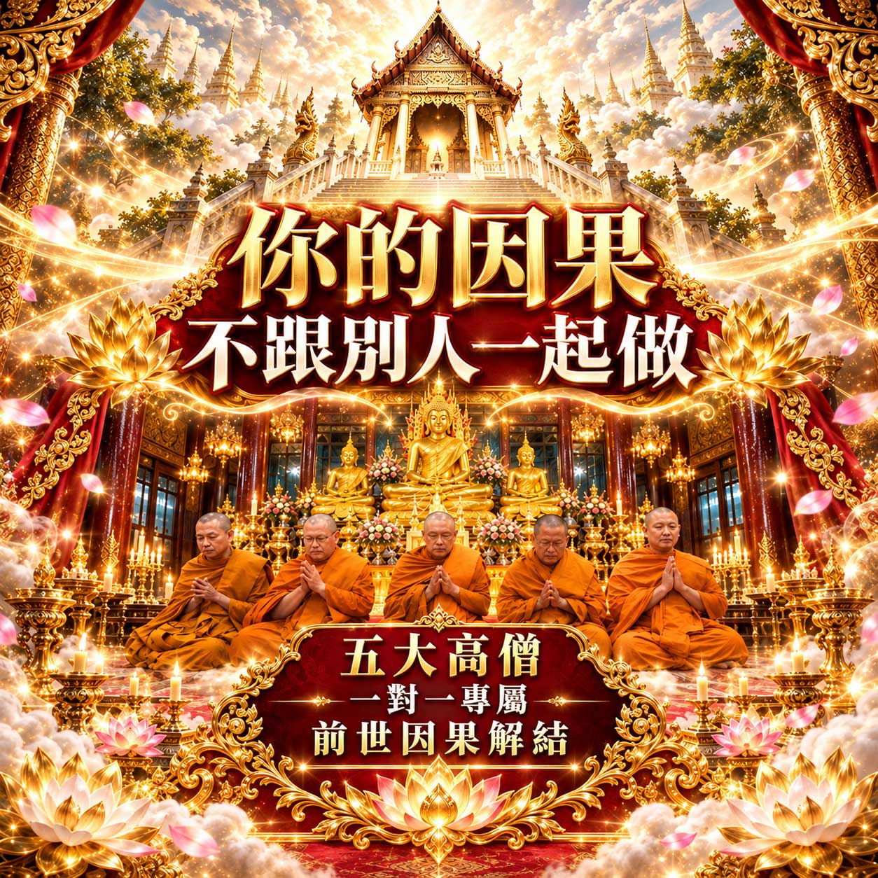 開運NOW-孟婆聖誕・前世五債解結法會(高階客製版)