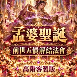 開運NOW-孟婆聖誕・前世五債解結法會(高階客製版)