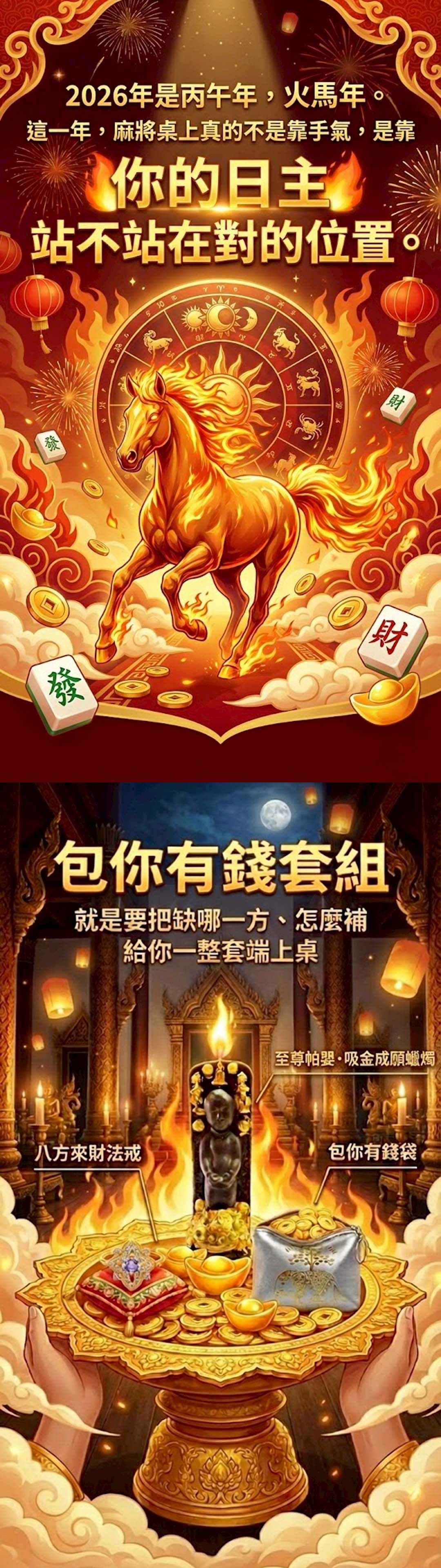 開運NOW-2026開春｜馬到財開・包你有錢套組 產品說明