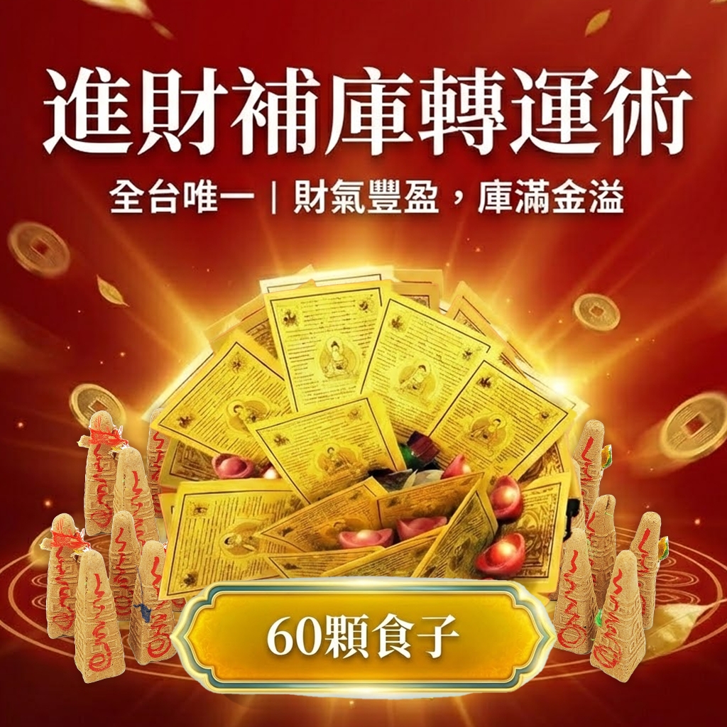 開運NOW-進財補庫轉運術-含60顆頂級煙供食子