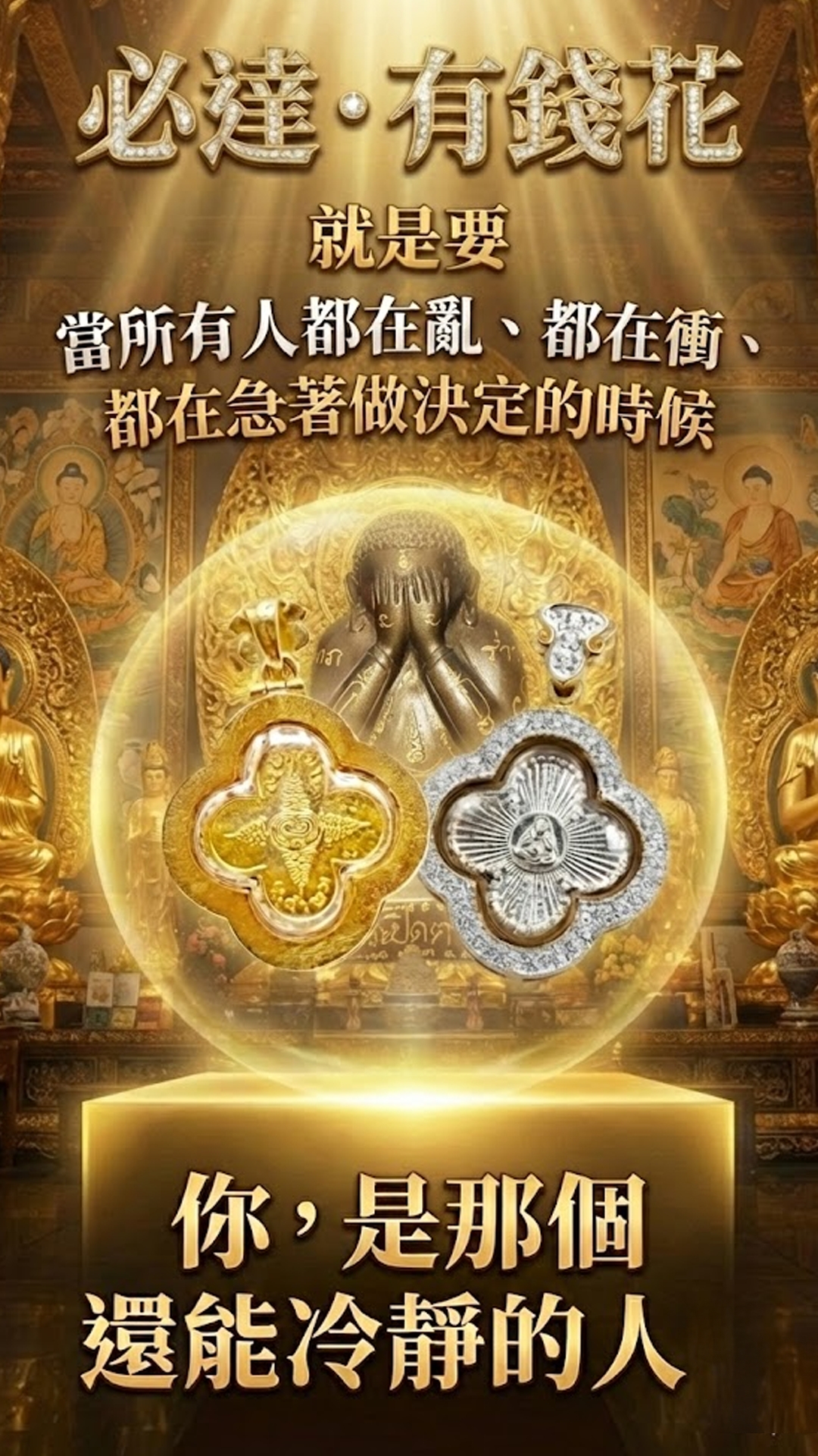 開運NOW-【2026 職場保命符】必達「有錢花」加碼大幣達佛功德主一年期 產品說明