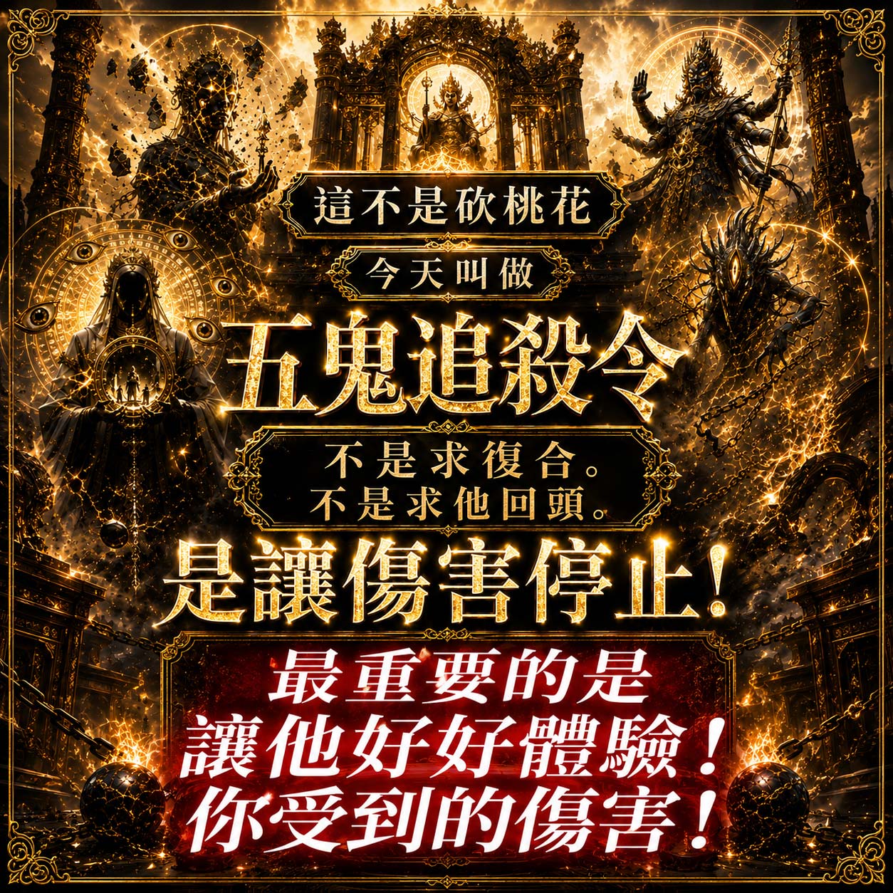 開運NOW-【頂級祕法】五鬼追殺令