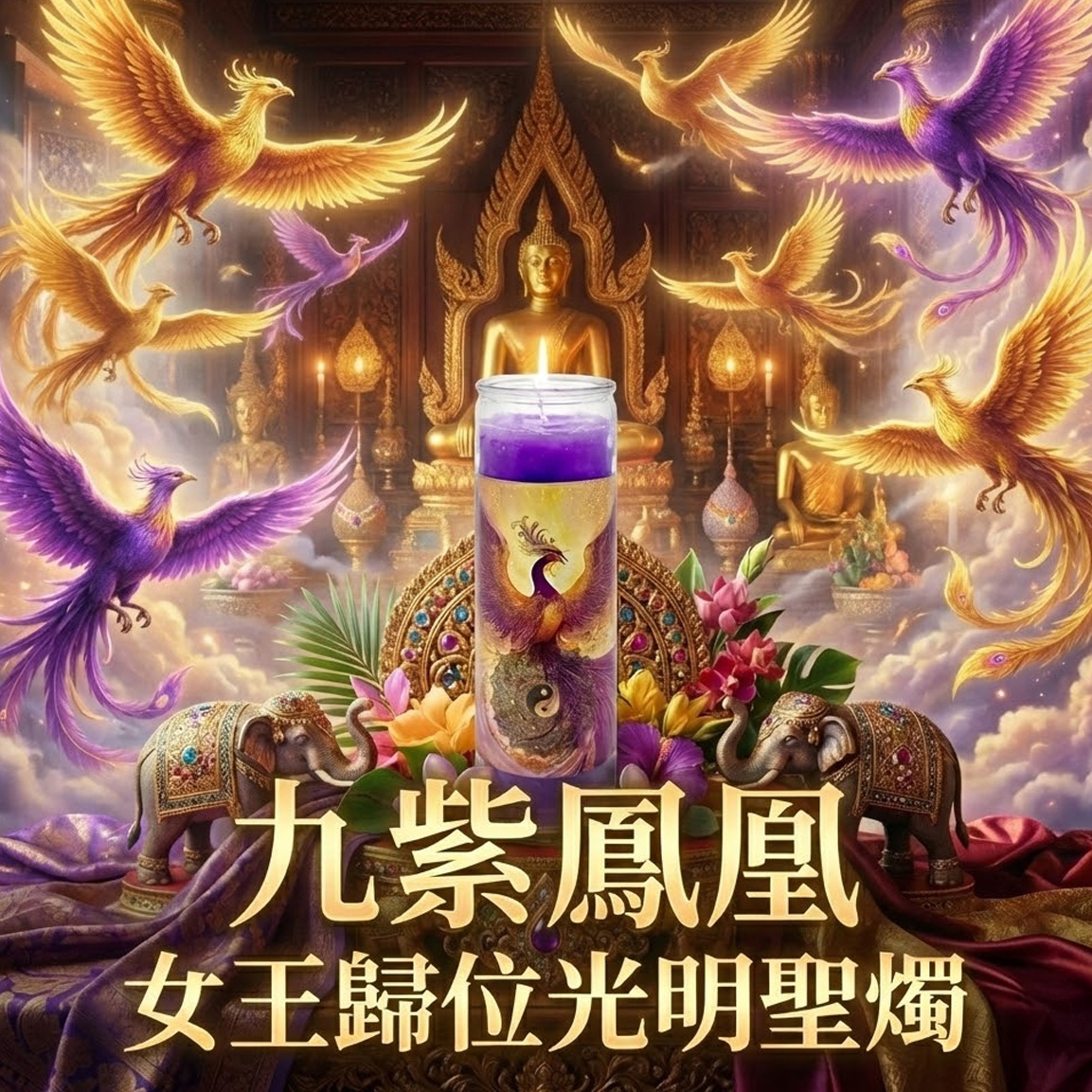 大辣天后宮-九紫鳳凰・女王歸位光明聖燭