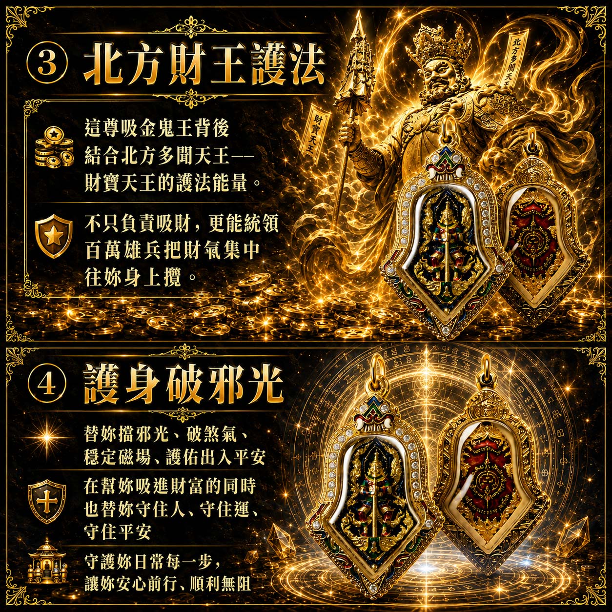 開運NOW-十方財王・百萬雄兵吸金鬼王佛牌