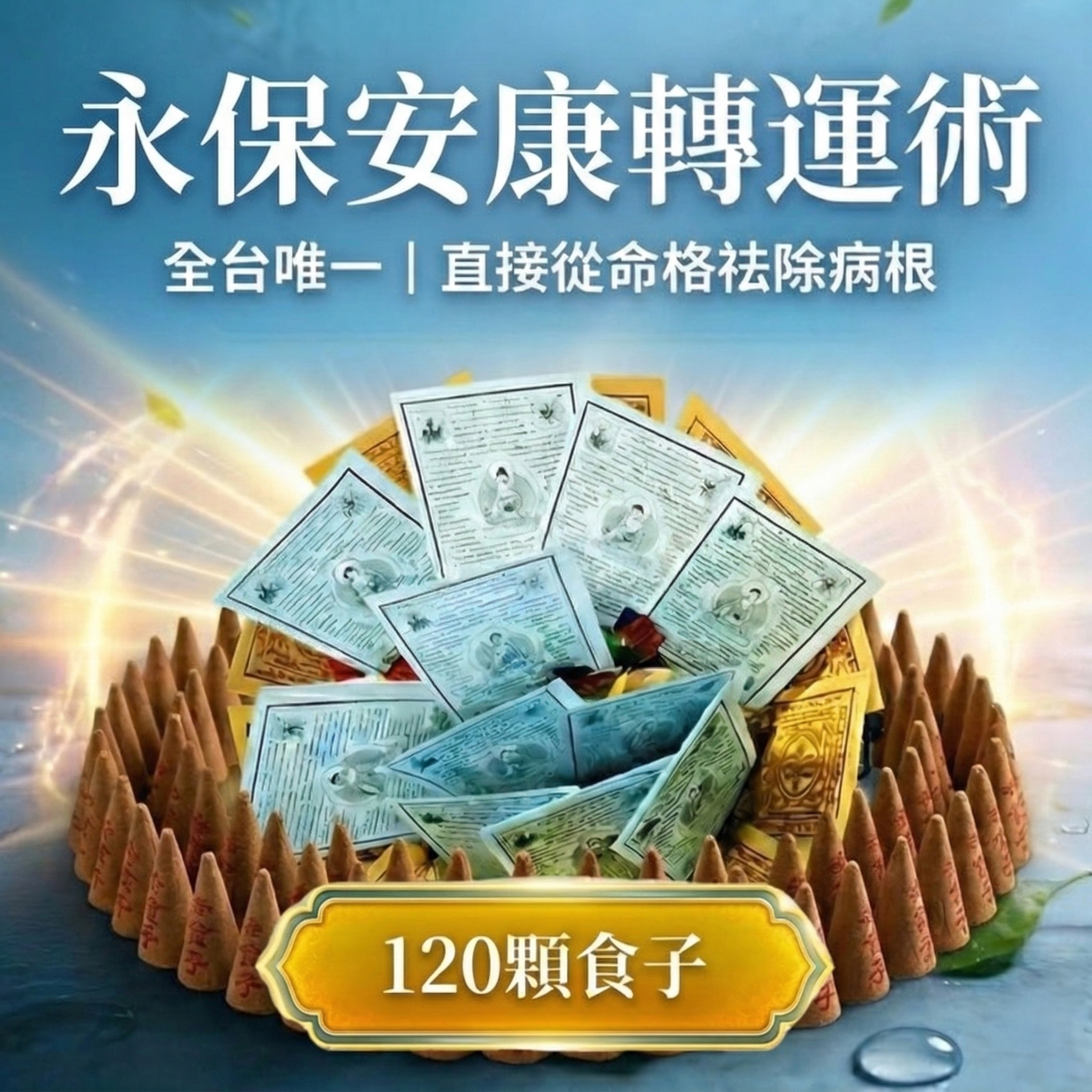 泰幸福-【星期日】甲午月・泰流月・永保安康無敵大煙供120食子＋四面