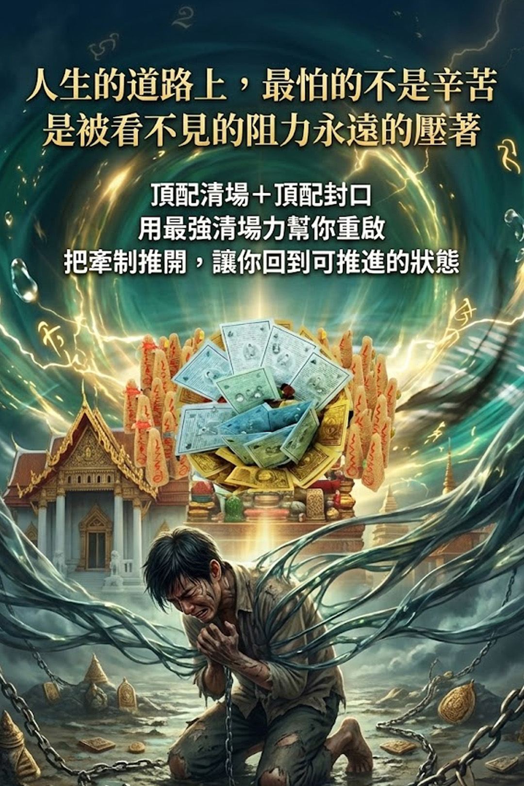 【神姬靈力】月煞化解轉運術(含120顆頂級煙供食子)