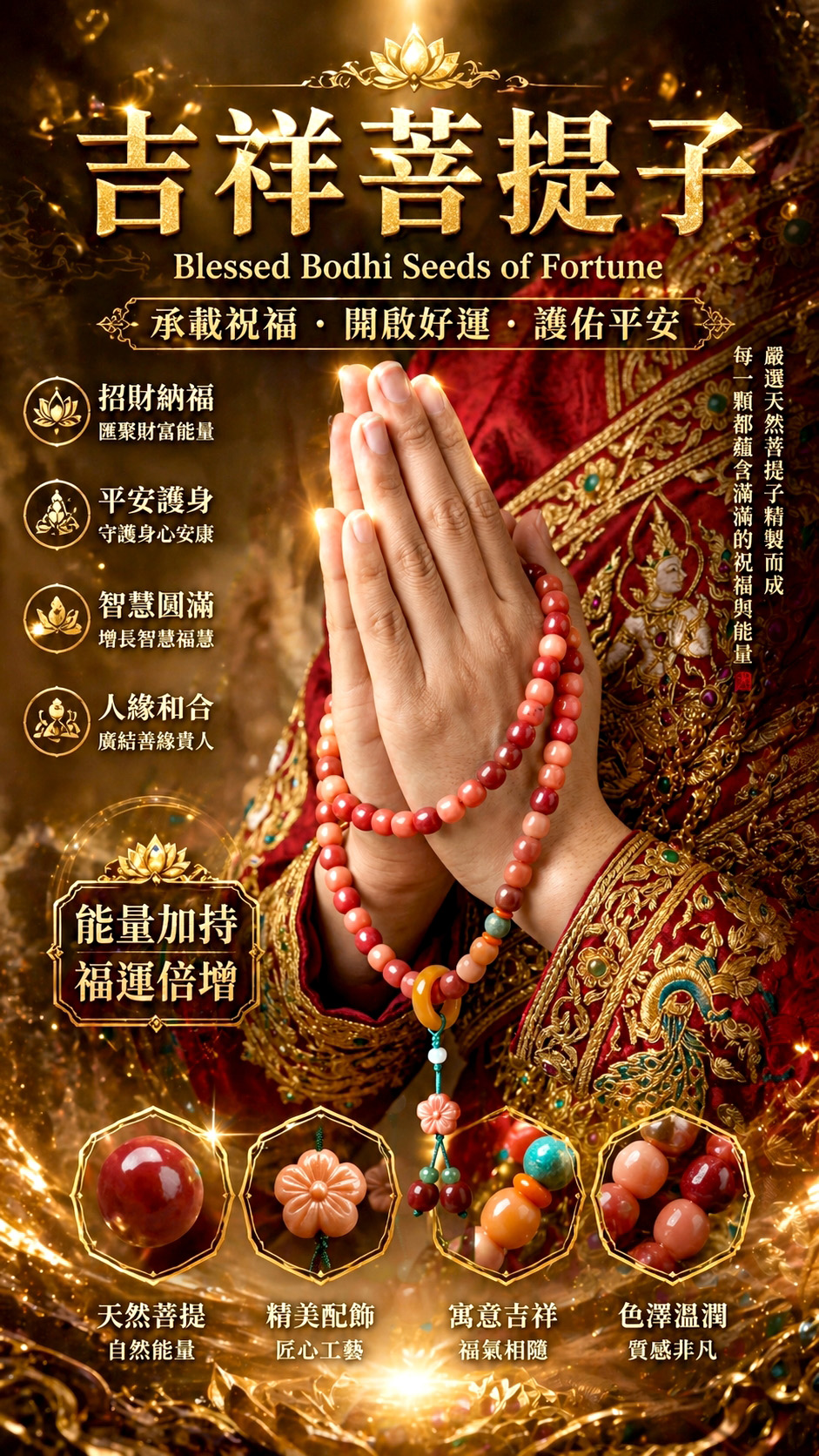 開運NOW-【限時優惠】吉祥菩提子 產品說明