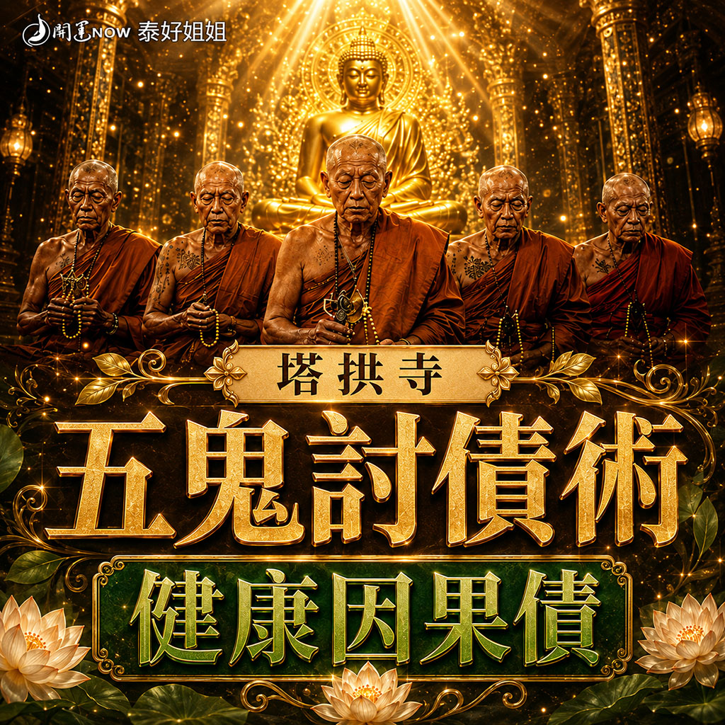 泰幸福-【塔拱寺五鬼討債術】健康因果債