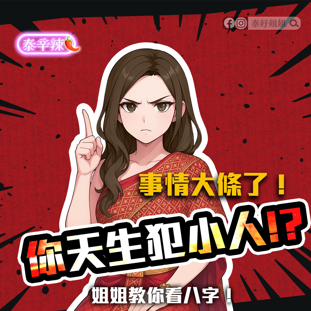 【泰好姐姐命理教室】你天生犯小人嗎？八字命理全面解析！