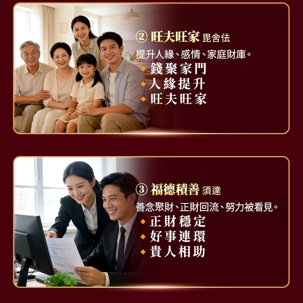 大辣天后宮-【龍婆大師加持限定】九面富貴佛佛牌_×_大富翁版