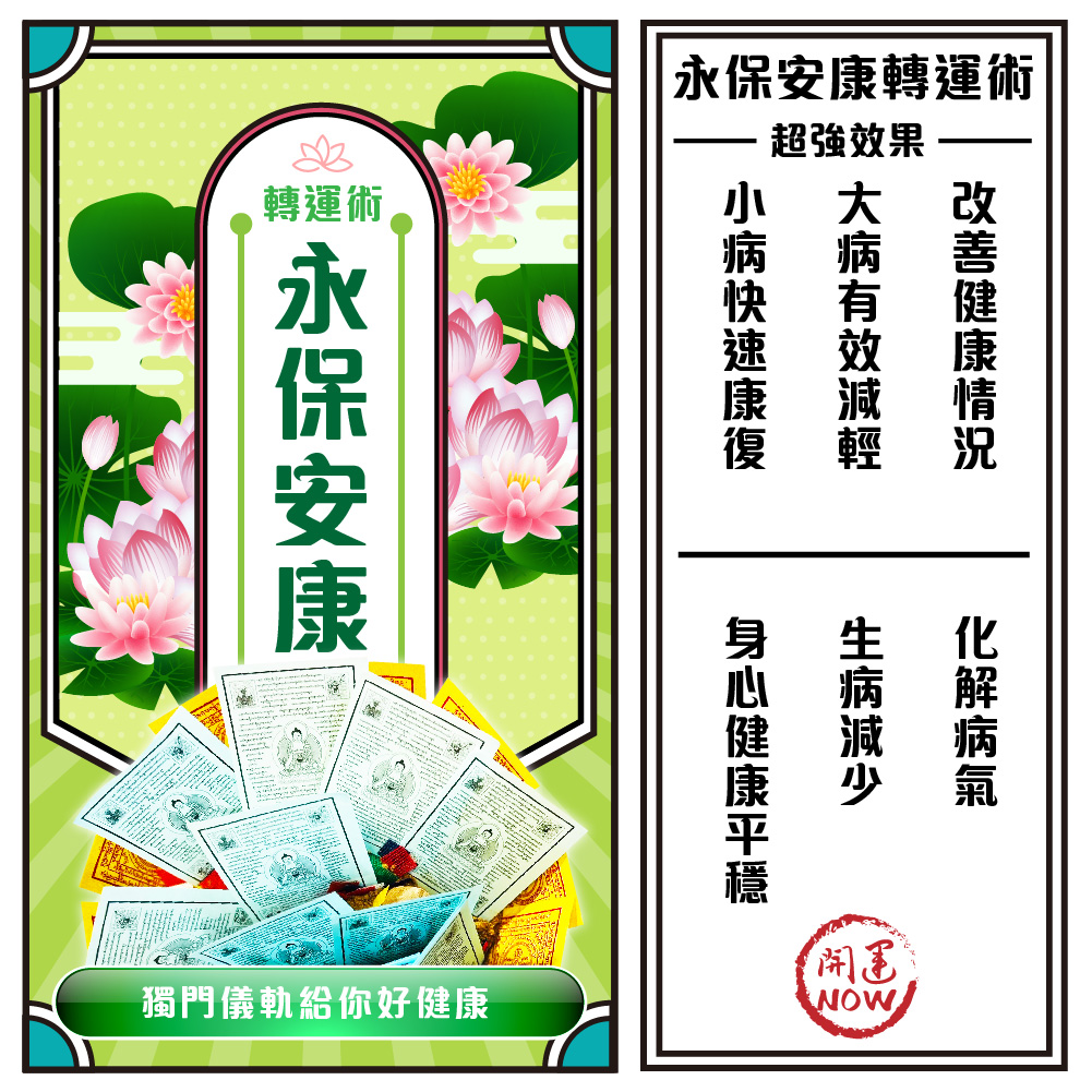 開運NOW-【萬倍天赦】健康plus－藥師佛蠟燭＋永保安康轉運術＋好命姬