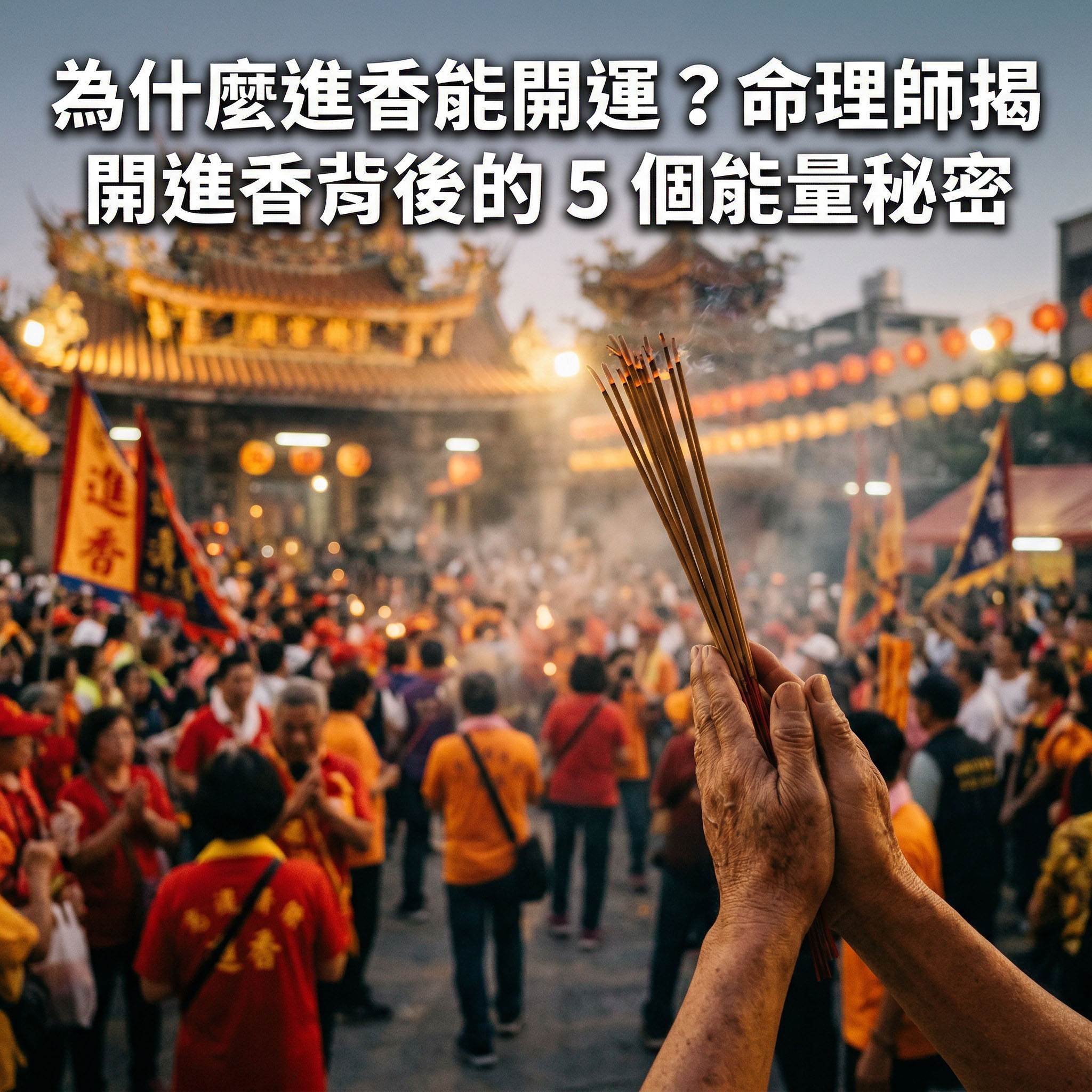 【泰好學】為什麼進香能開運？命理師揭開進香背後的 5 個能量秘密
