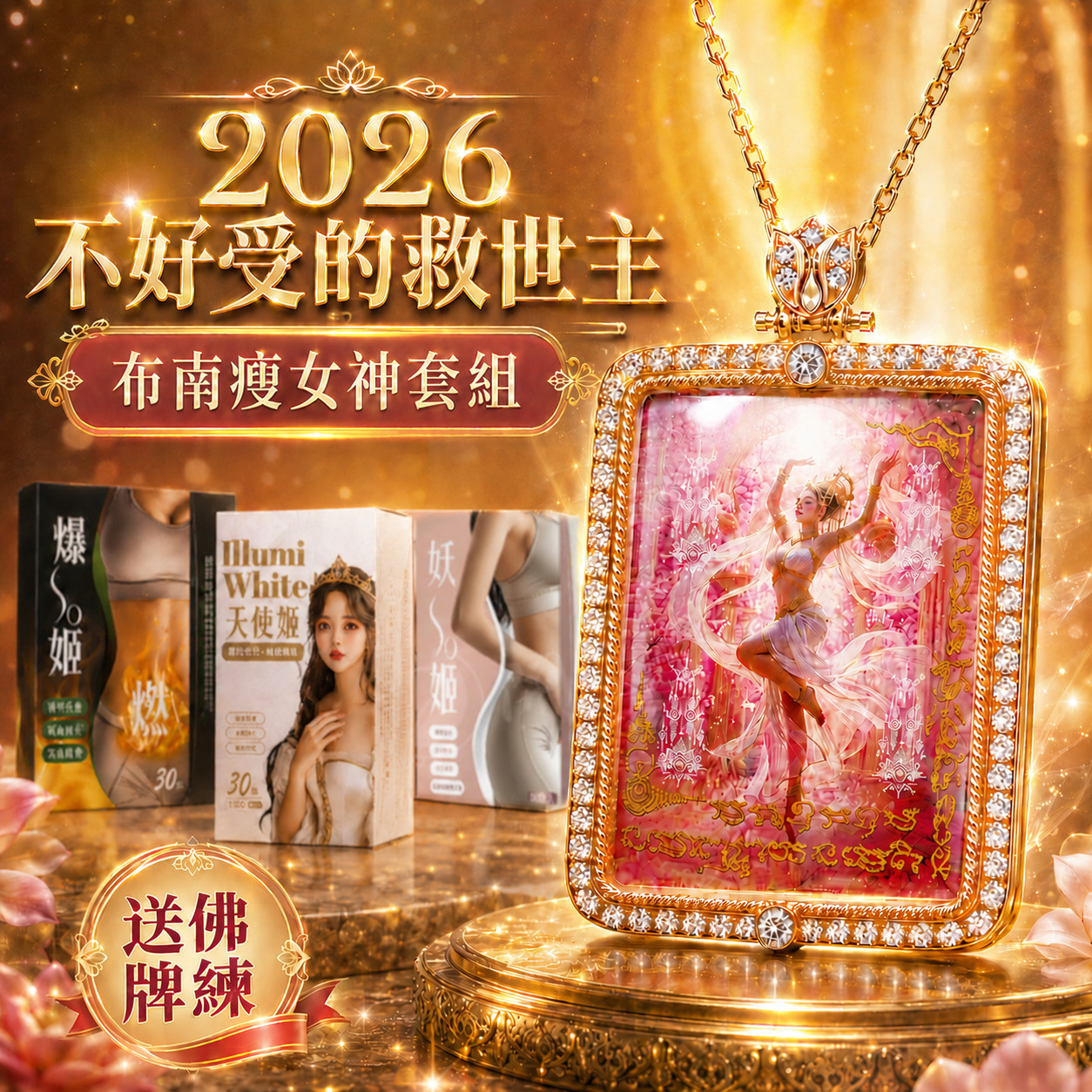 開運NOW-【不好受的救世主】布南瘦女神套組