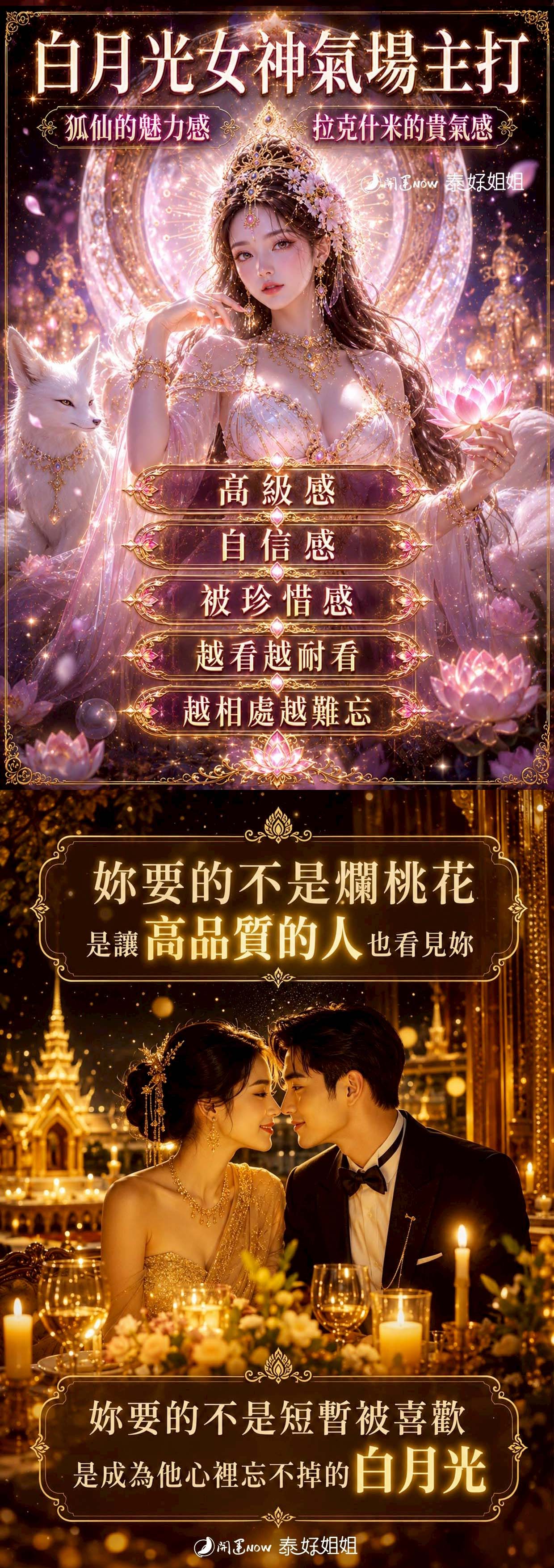 開運NOW-【高階法術】白月光女神魅力法事 產品說明