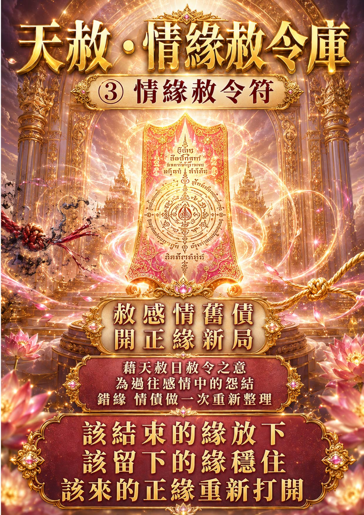 開運NOW-【天赦・情緣赦令庫】 產品說明