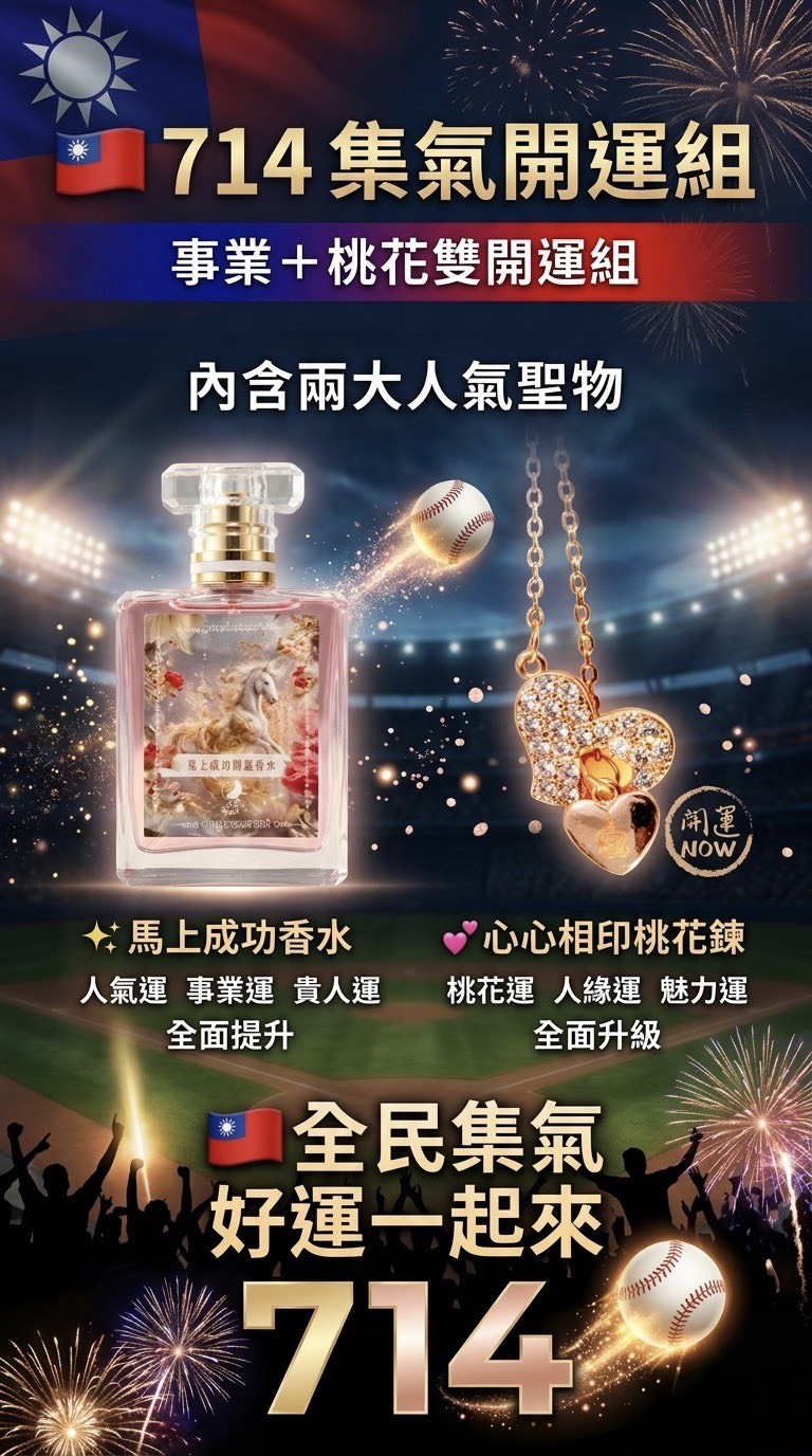 大辣天后宮-714集氣開運組 產品說明