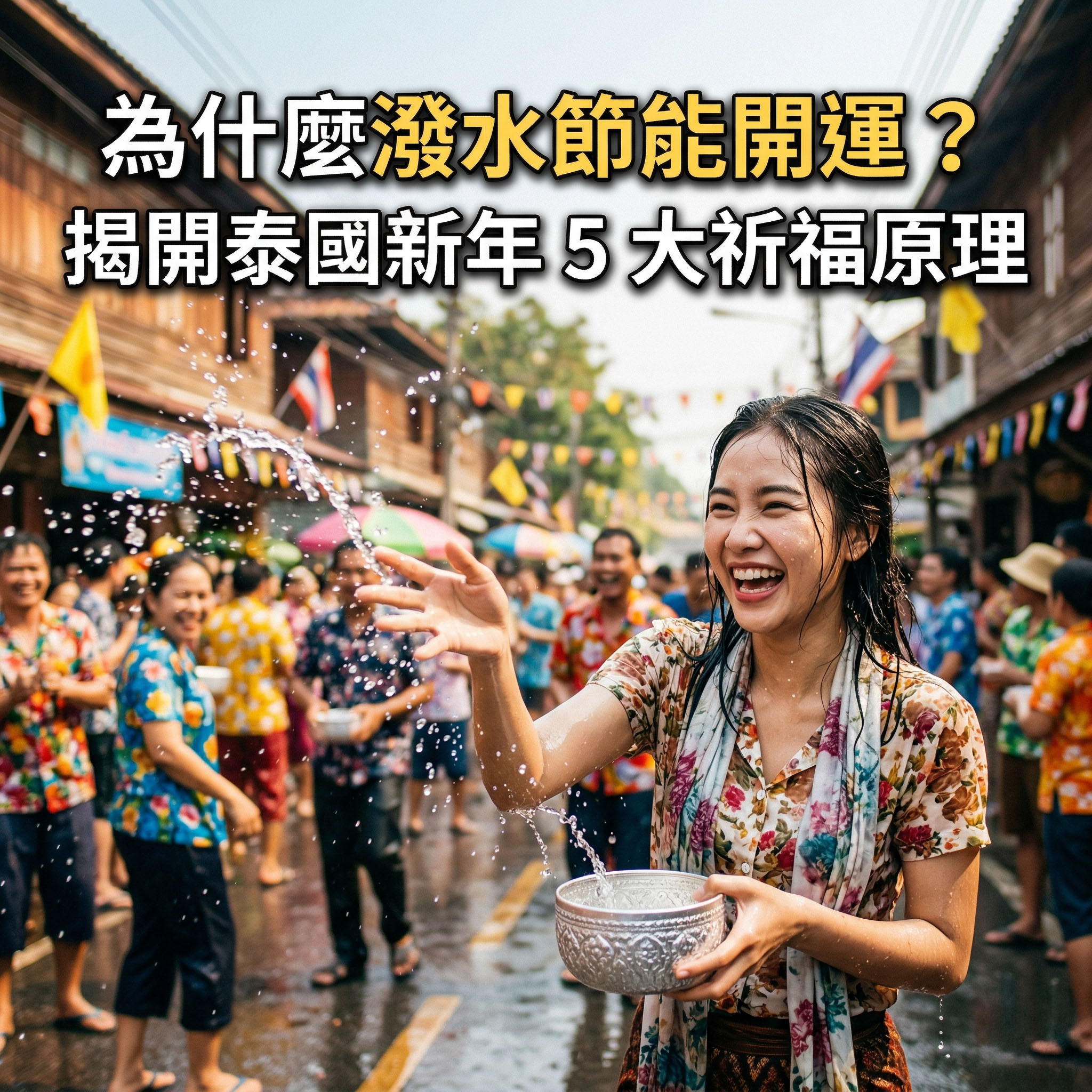 【泰好學】為什麼潑水節能開運？揭開泰國新年 5 大祈福原理