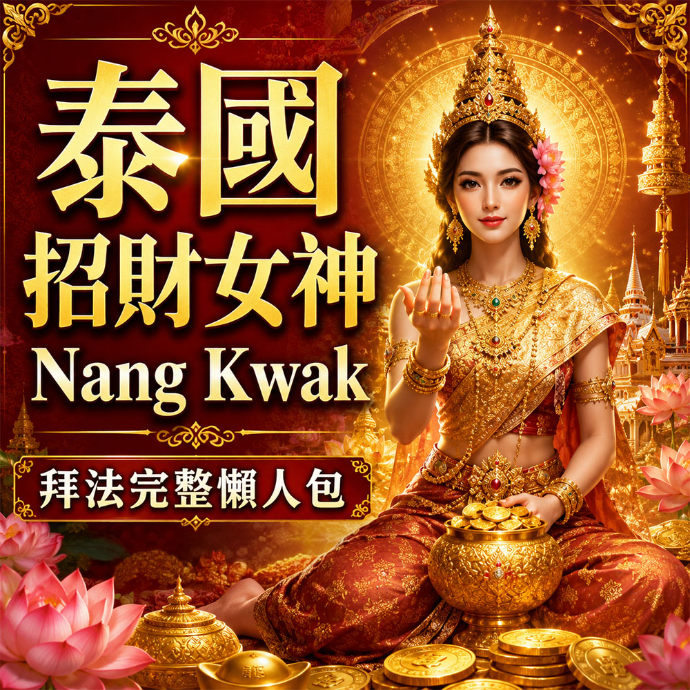 【泰好運】泰國招財女神 Nang Kwak 拜法完整懶人包｜開運NOW