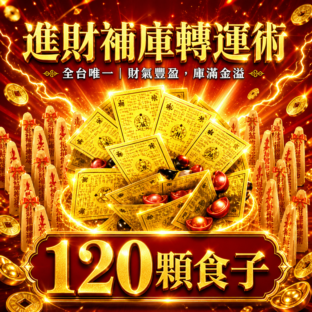 泰幸福-進財補庫轉運術-含120顆頂級煙供食子