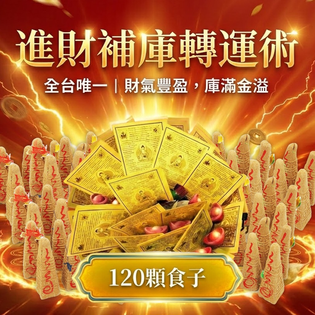 開運NOW-【星期三】乙未月・泰流月-進財補庫轉運術大煙供120食子＋拉