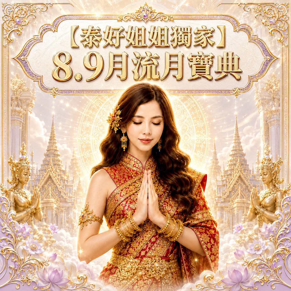 泰幸福-【泰好姐姐獨家】8.9月流月寶典