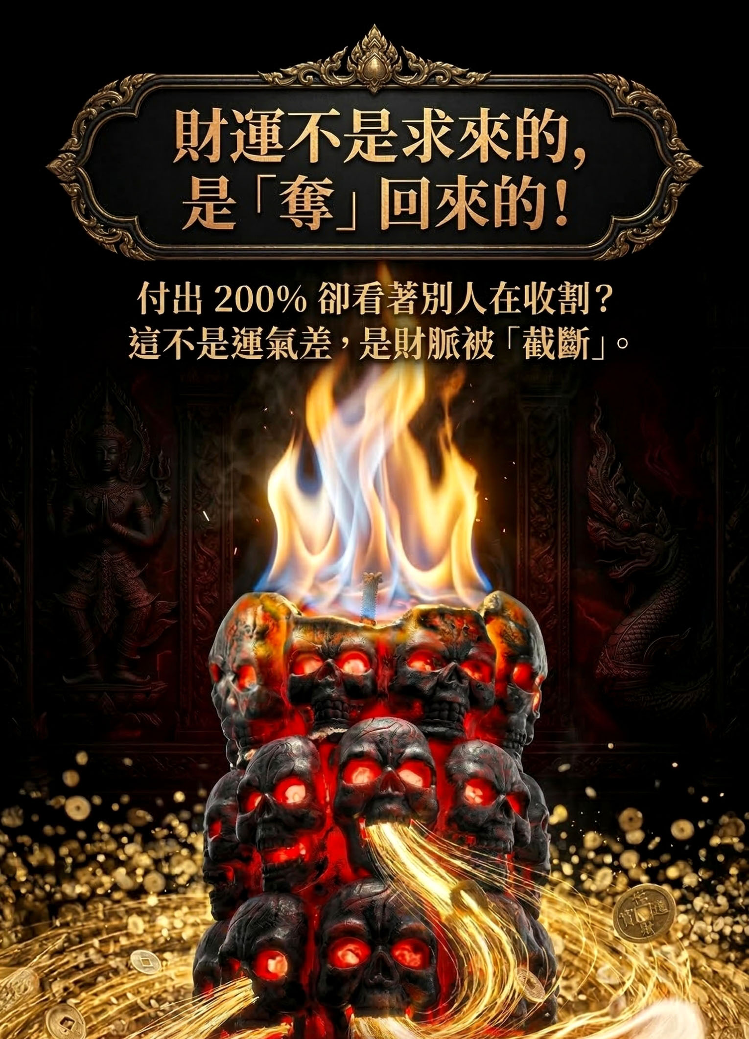 五鬼蠟燭▲財運衝刺