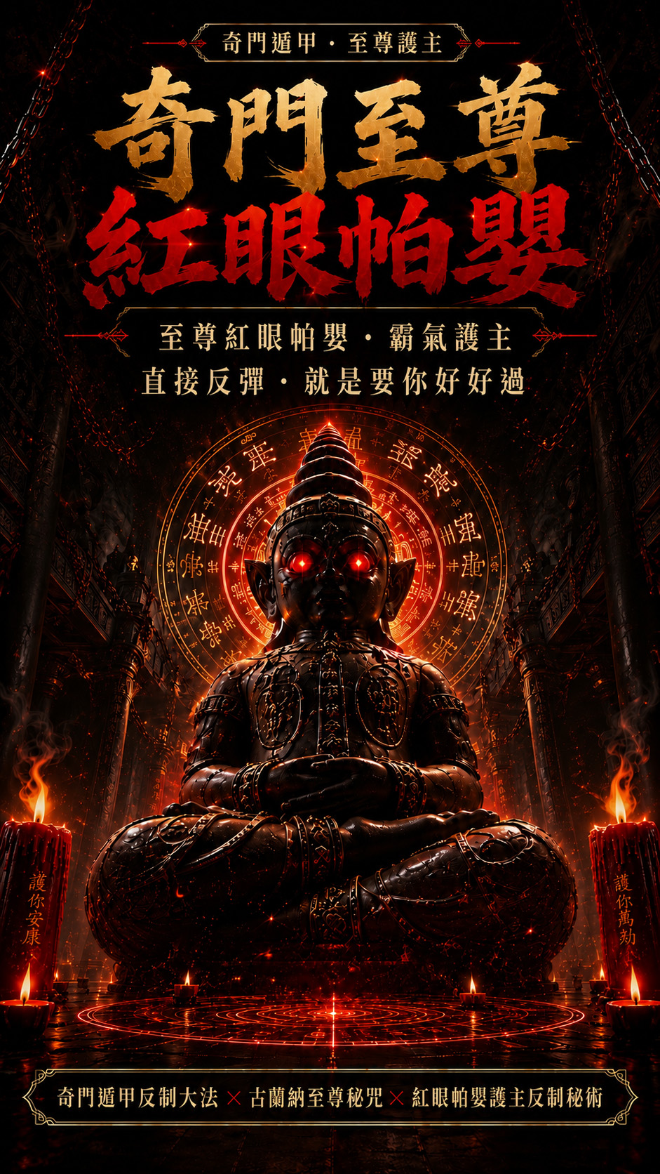 奇門至尊紅眼帕嬰蠟燭