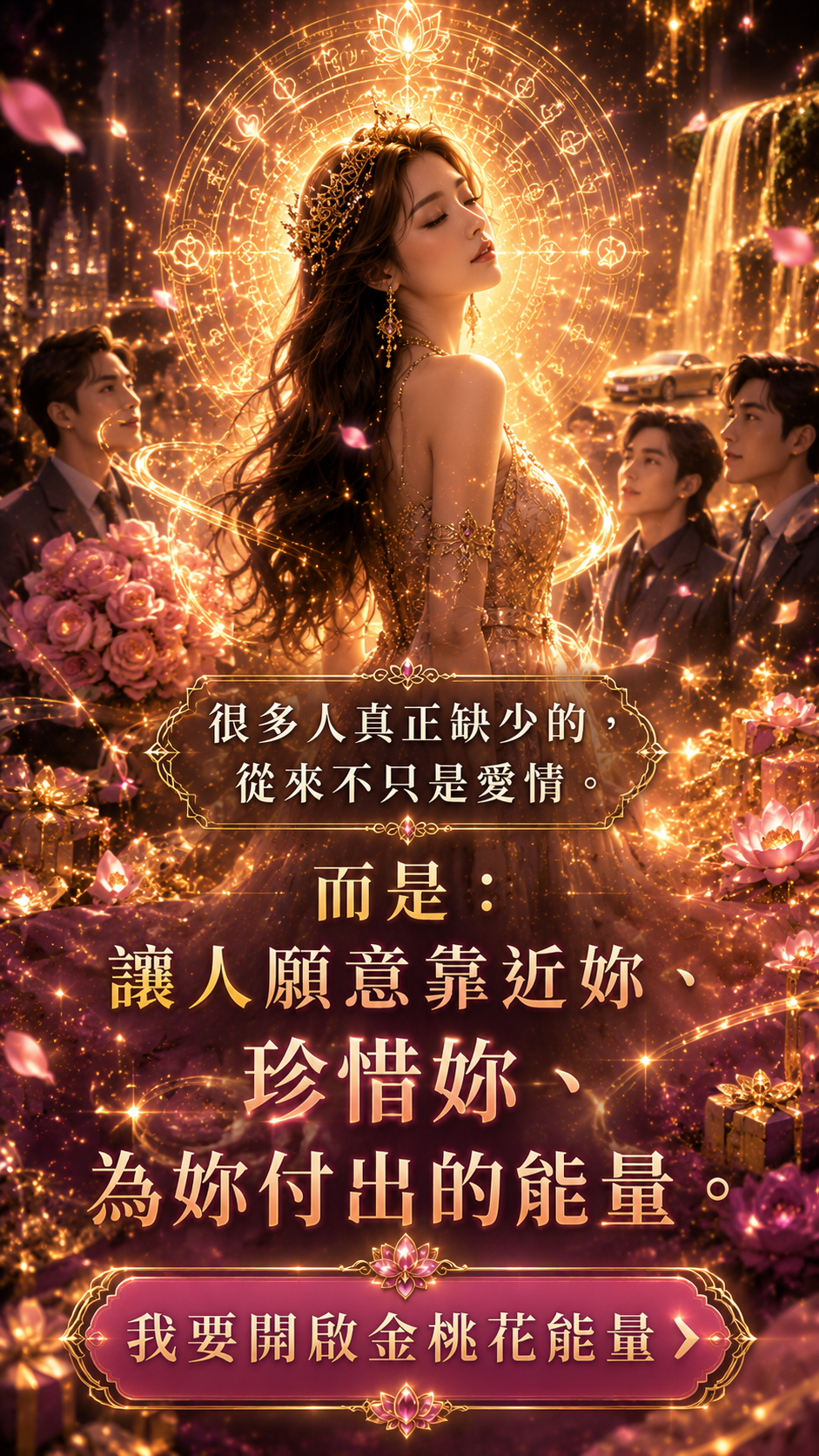 開運NOW-泰神姬金桃花判讀套組 產品說明