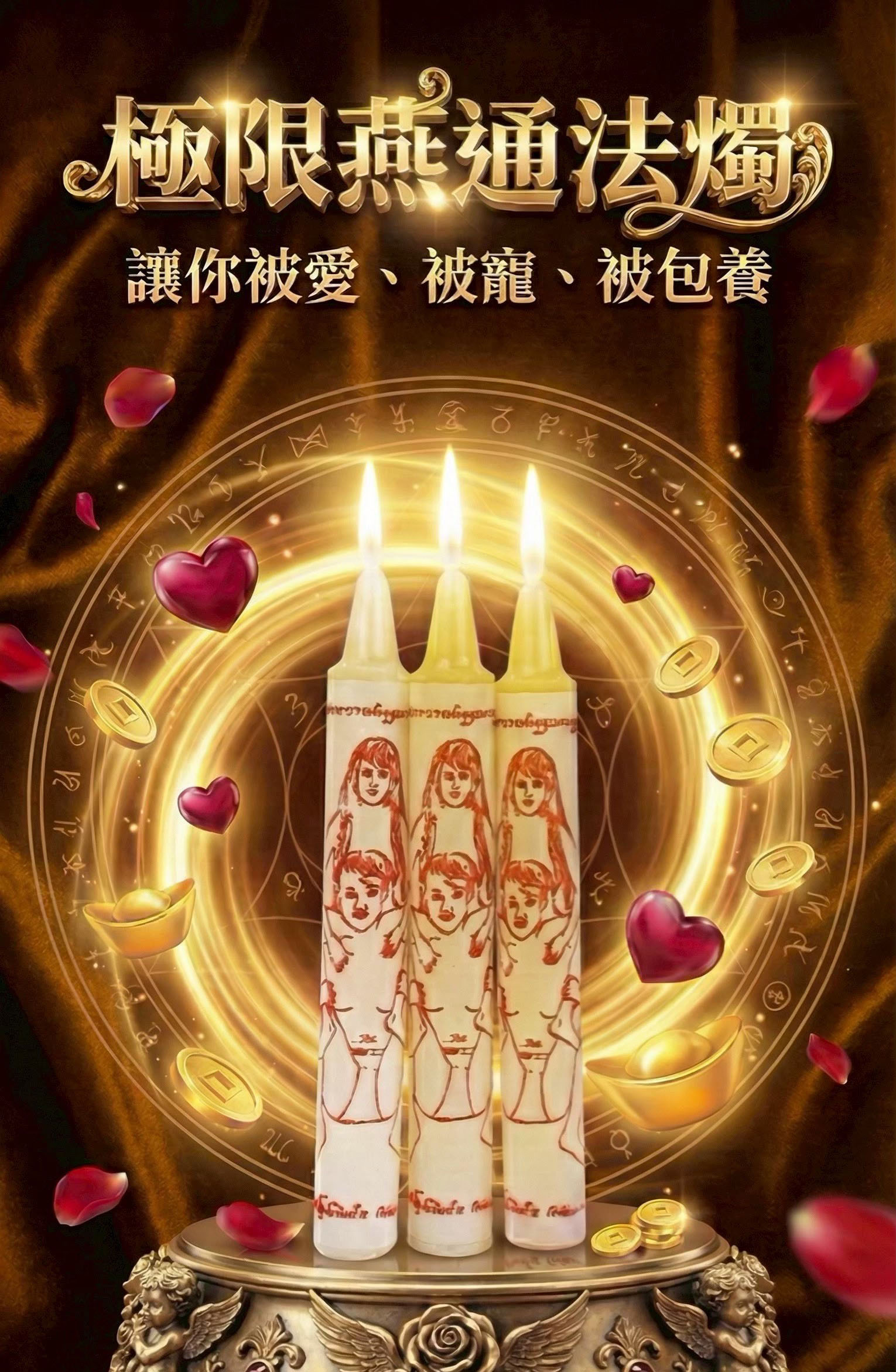 極限級｜進階燕通和合蠟燭