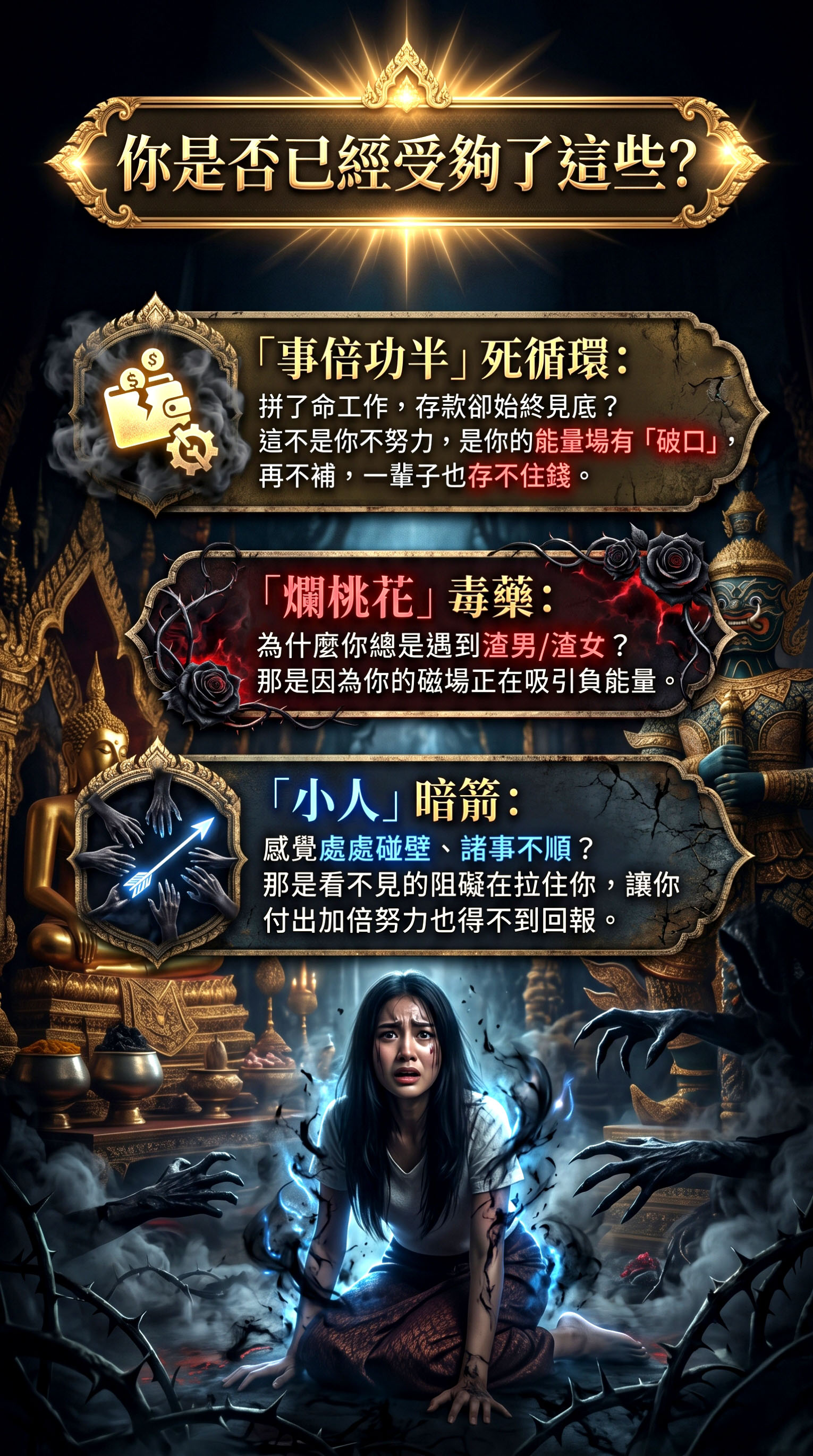 【魯士谷大師】黃金四面佛蠟燭