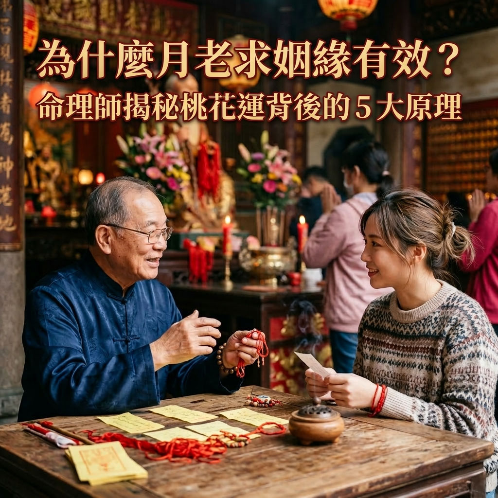 【泰好學】為什麼月老求姻緣有效？命理師揭秘桃花運背後的 5 大原理