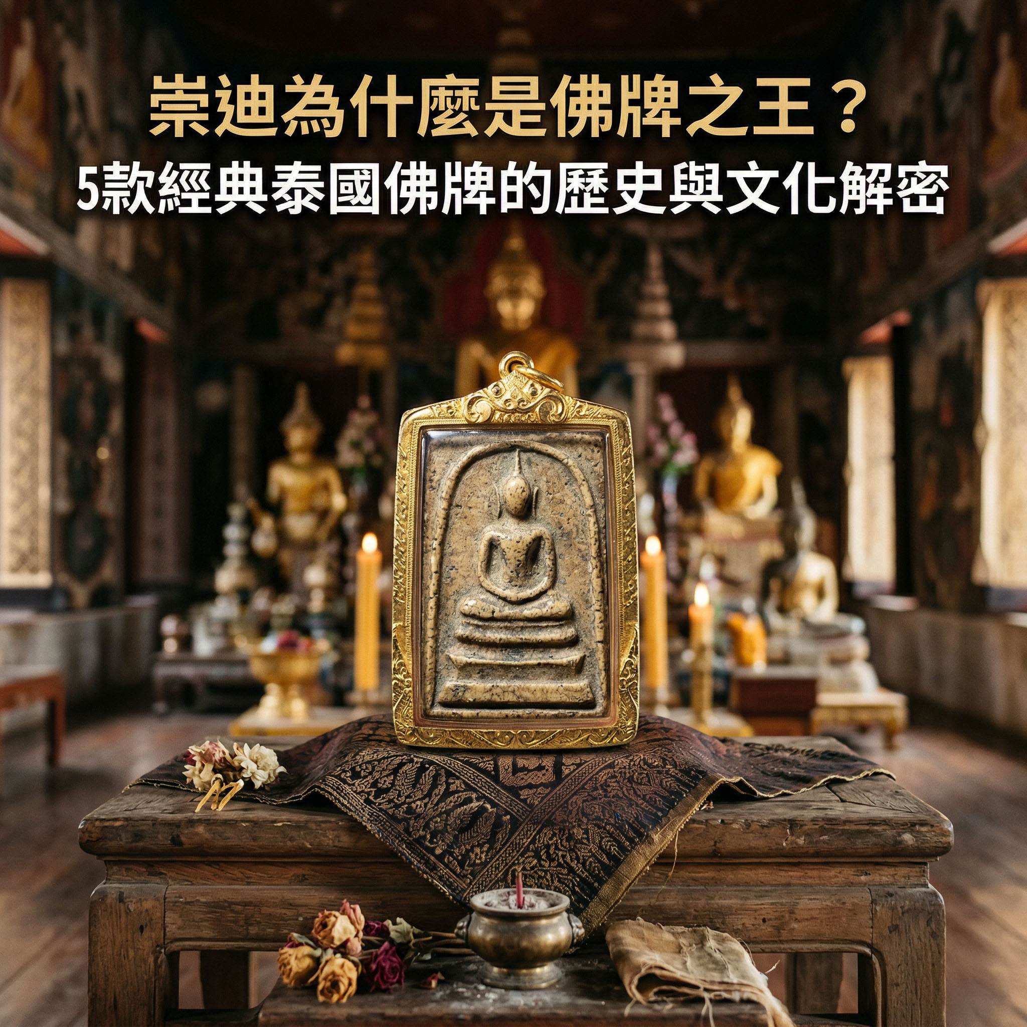 【泰好學】崇迪為什麼是佛牌之王？5 款經典泰國佛牌的歷史與文化解密