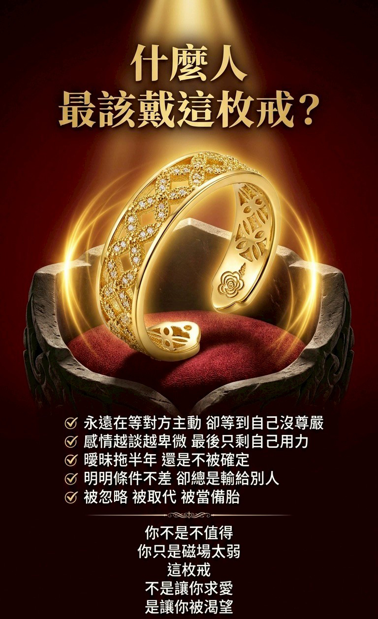 【感情翻身】桃花魅力守護神戒