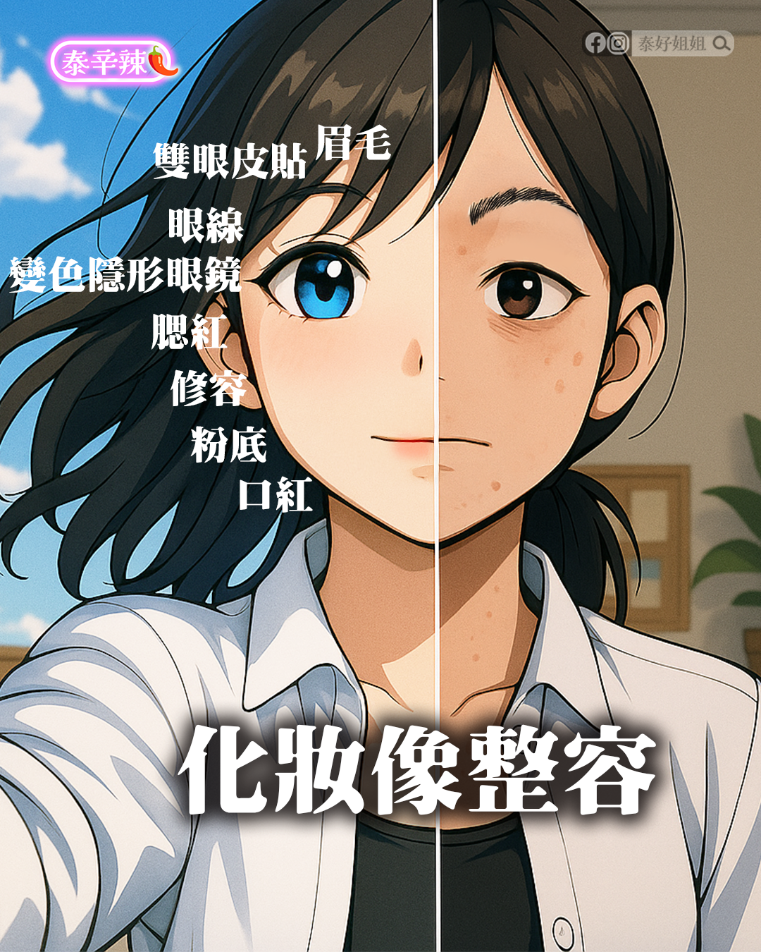 化妝變美？