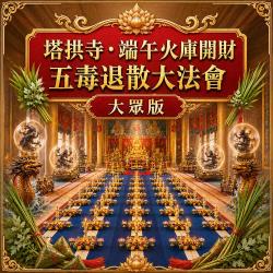 開運NOW-【塔拱寺・端午火庫開財・五毒退散大法會】大眾版＿