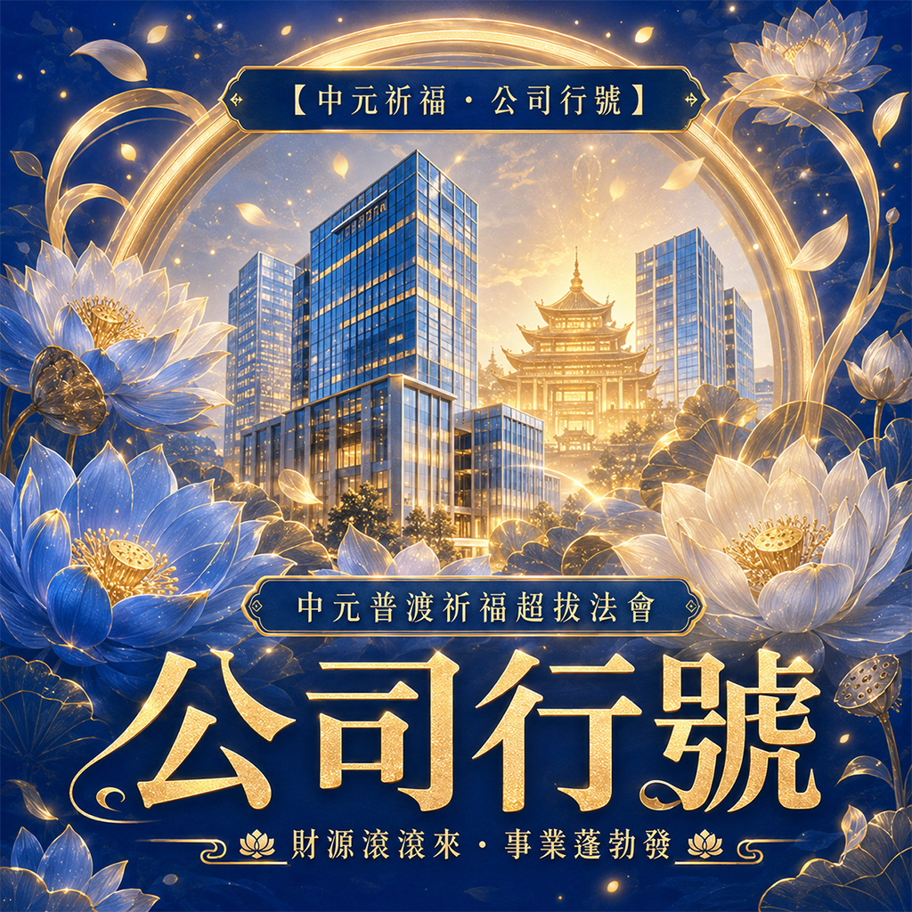 泰幸福-【中元祈福・公司行號】中元普渡祈福超拔法會