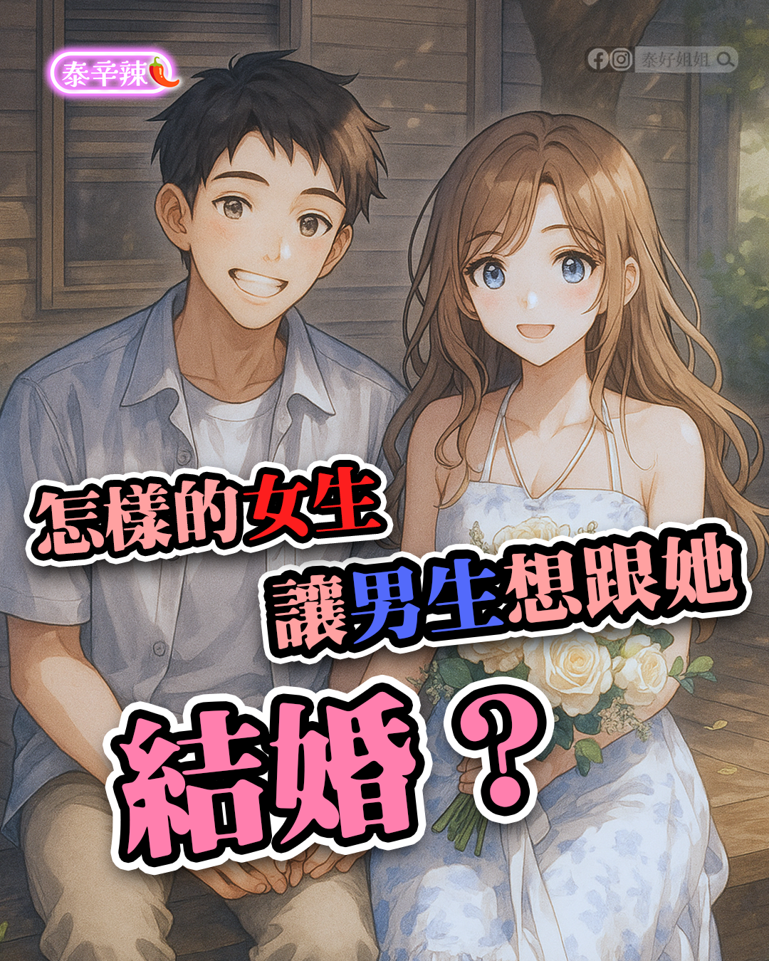 怎樣的女生讓男人想結婚