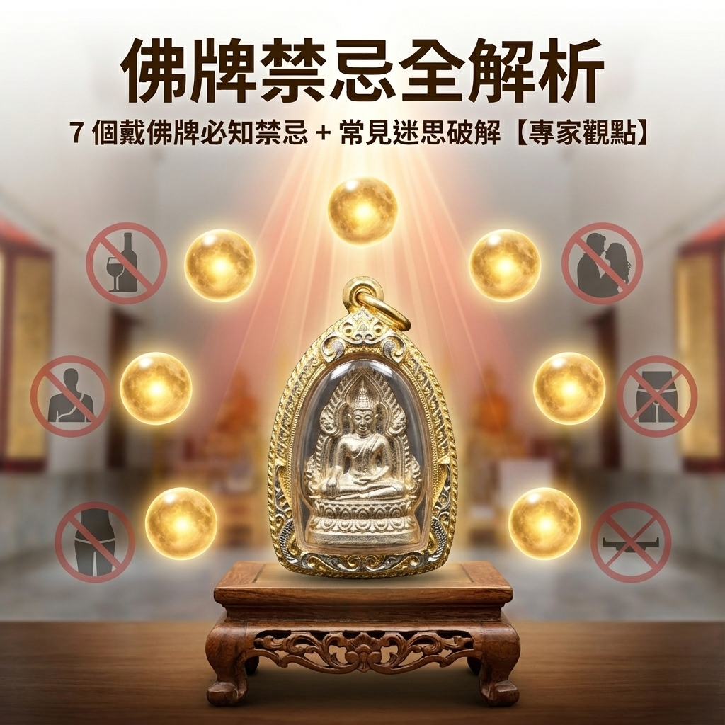 【泰好學】佛牌禁忌全解析｜7 個戴佛牌必知禁忌 + 常見迷思破解【專家觀點】