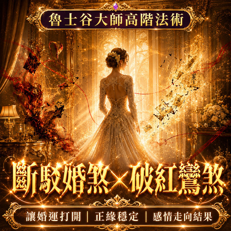 開運NOW-【高階法術】斷駁婚煞 × 破紅鸞煞_
