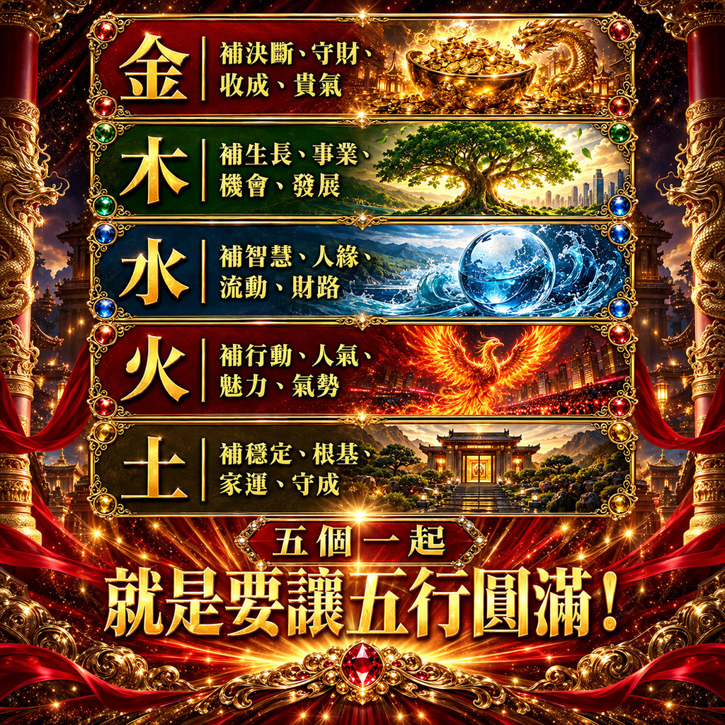 泰幸福-【月圓福滿】青春永駐大法會・五行圓滿