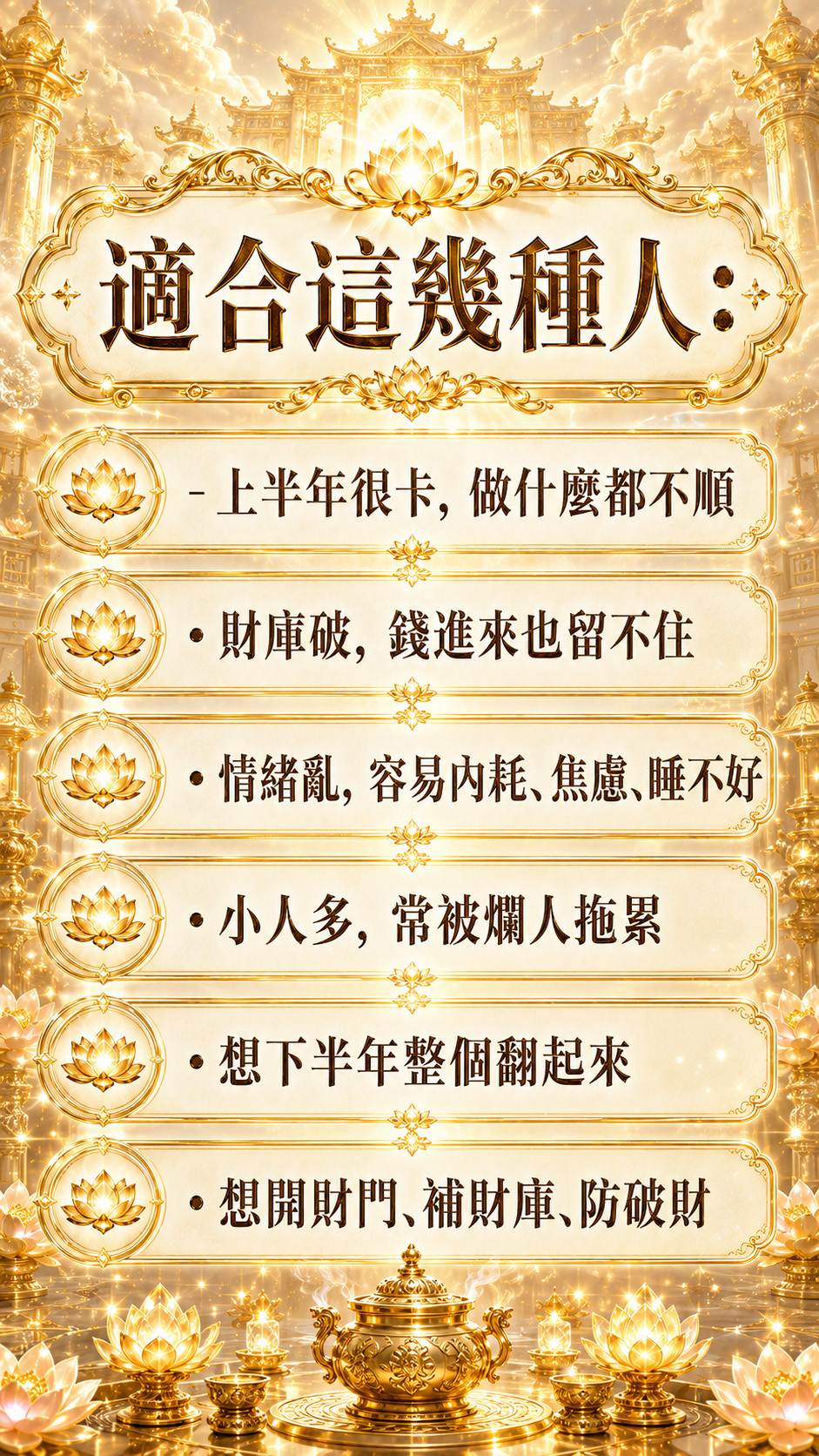 開運NOW-【天赦日翻身大禮包】至尊完整翻身組 產品說明