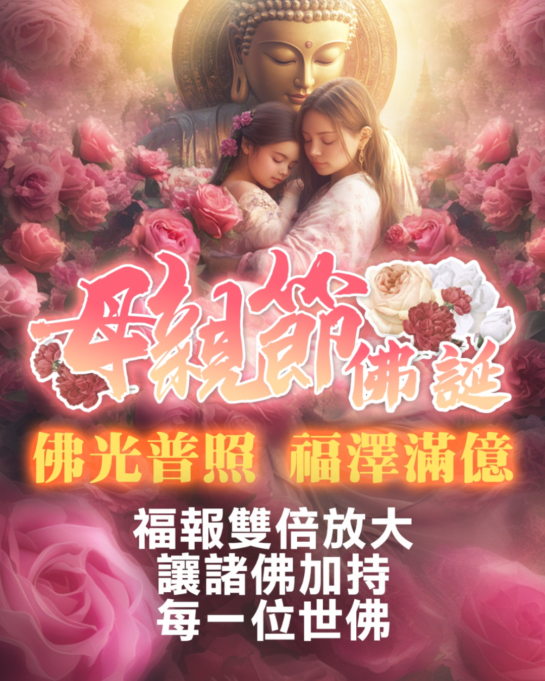 佛誕節 × 母親節｜向現世佛媽媽致敬，點燃感恩與轉運開運的雙重祝福