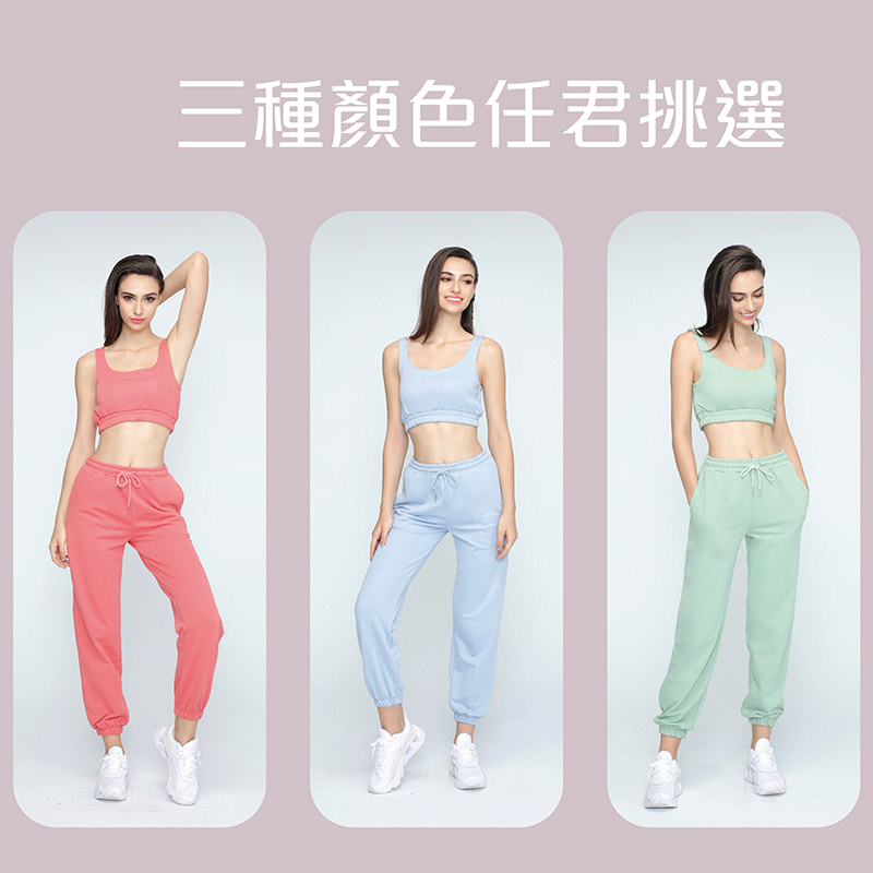 Sdare 粉愛粉愛你休閒運動套裝-綠